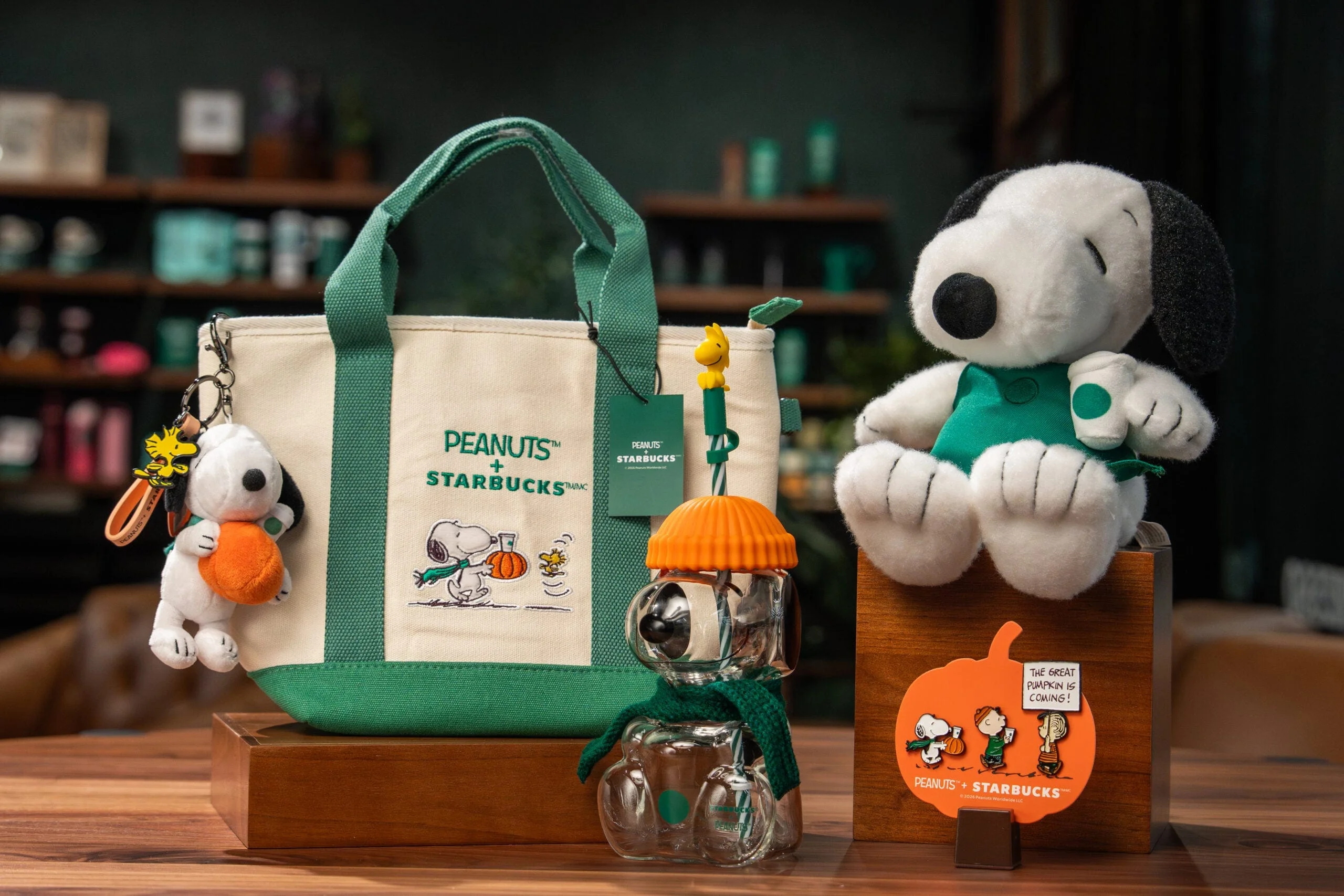 Starbucks Introduces Snoopy Merchandise Collection Ahead of Fall Season