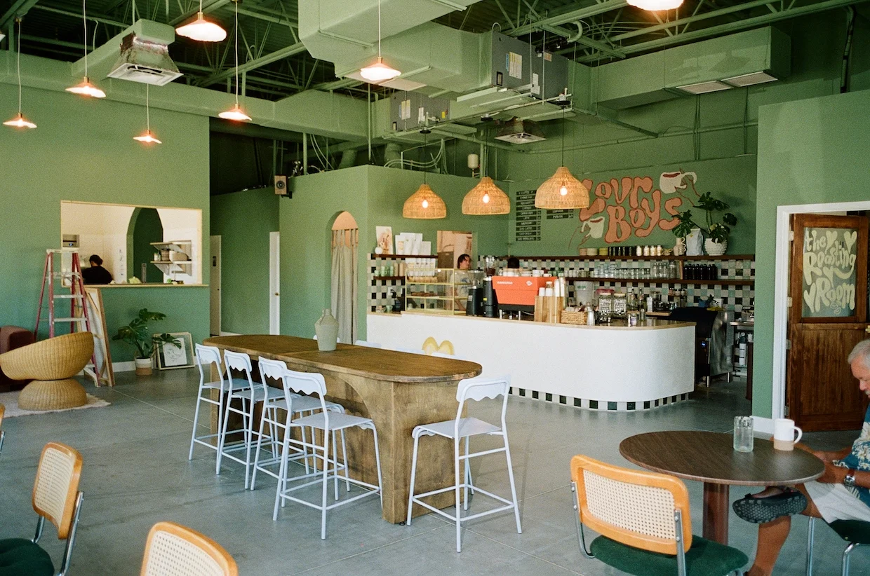Lovr Boys Cafe Roastery Bonita Springs inside