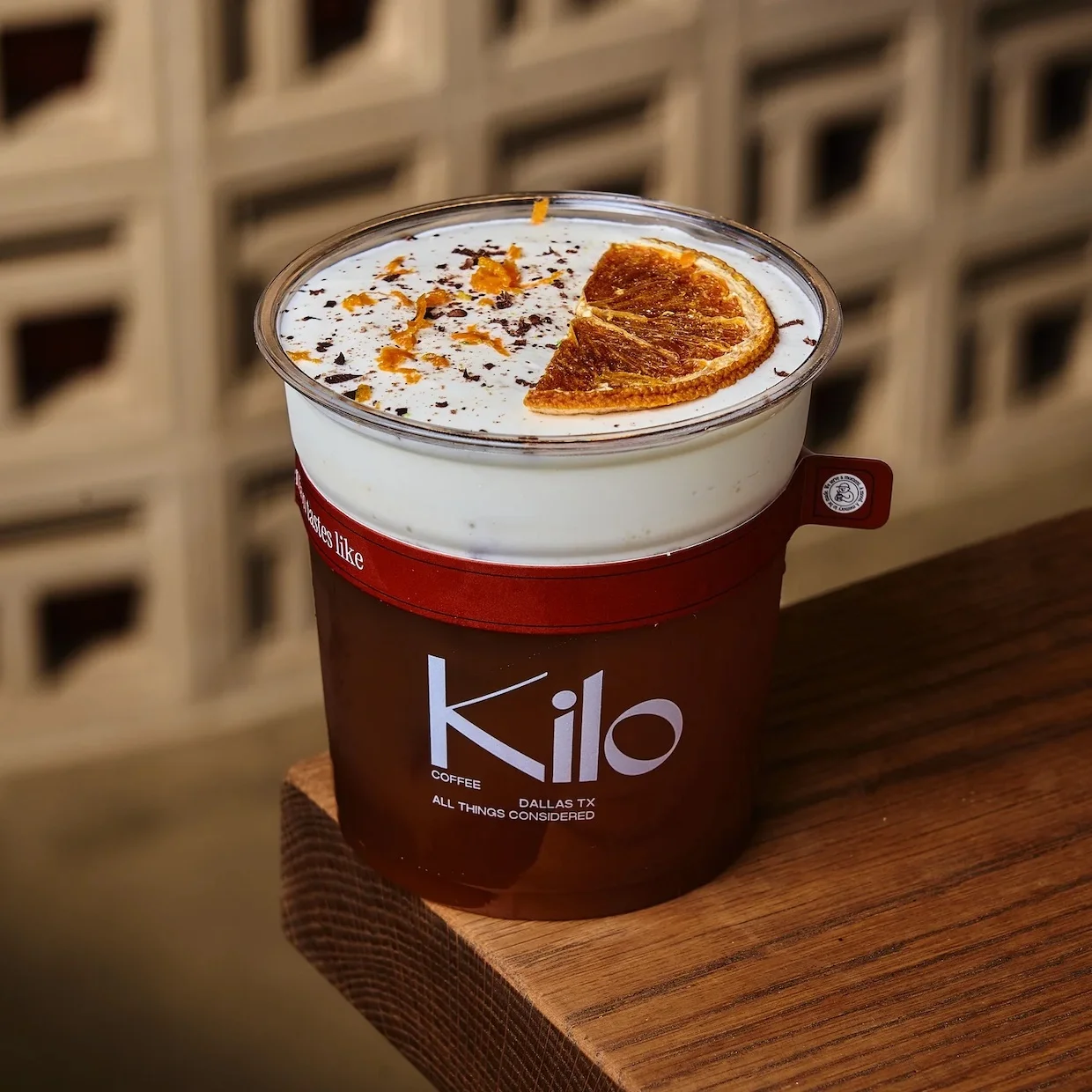 Kilo Cafe coffee Dallas University Park signature drink